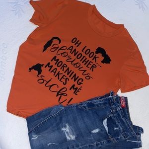 Hocus Pocus themed Halloween shirt.
